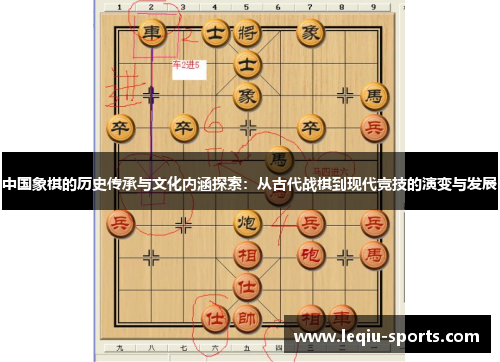 中国象棋的历史传承与文化内涵探索：从古代战棋到现代竞技的演变与发展